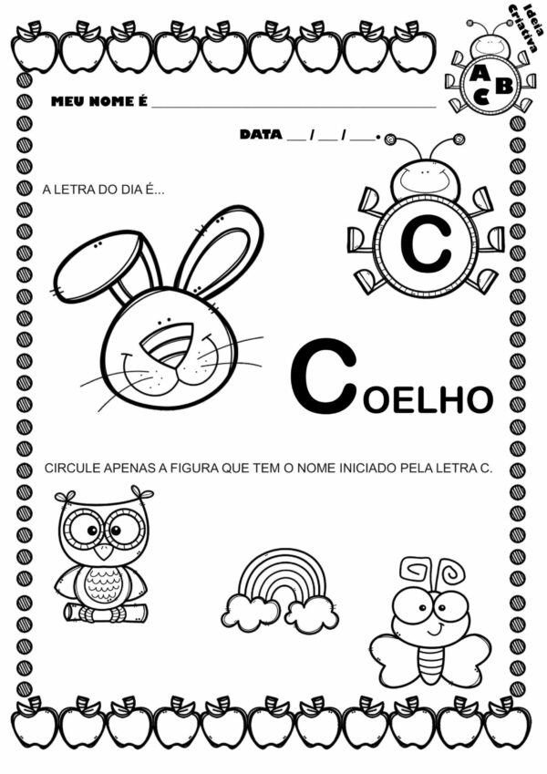 Caderno de Atividades Bichinho do Alfabeto - Imagem 6