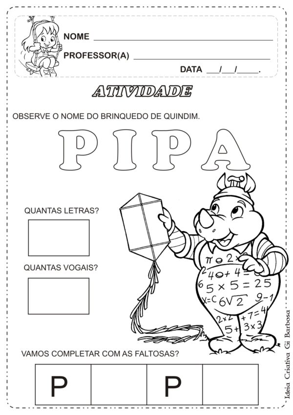 Atividades Sítio do Pica Pau Amarelo - Imagem 5